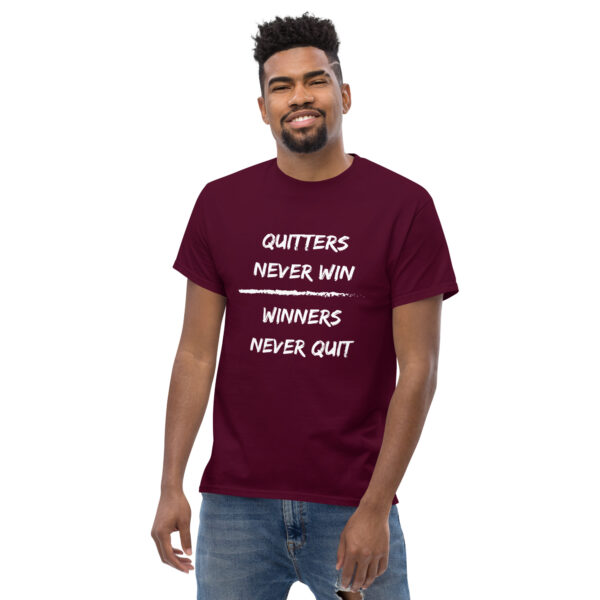 Quitters Never Win | Winners Never Quit - Men Size - Image 3