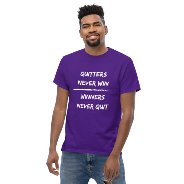 Quitters Never Win | Winners Never Quit - Men Size - Image 8