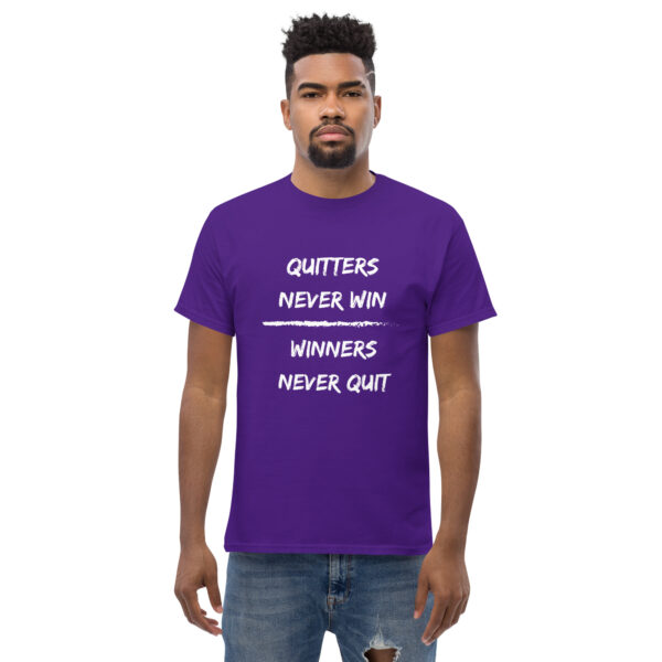 Quitters Never Win | Winners Never Quit - Men Size - Image 7